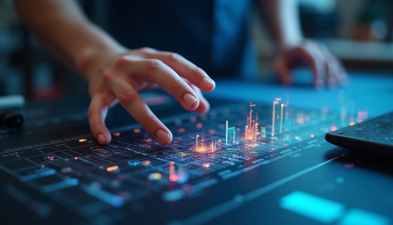 Un panou de control pentru productie video, cu butoane si ecrane, simbolizand calitatea si profesionalismul in domeniu.