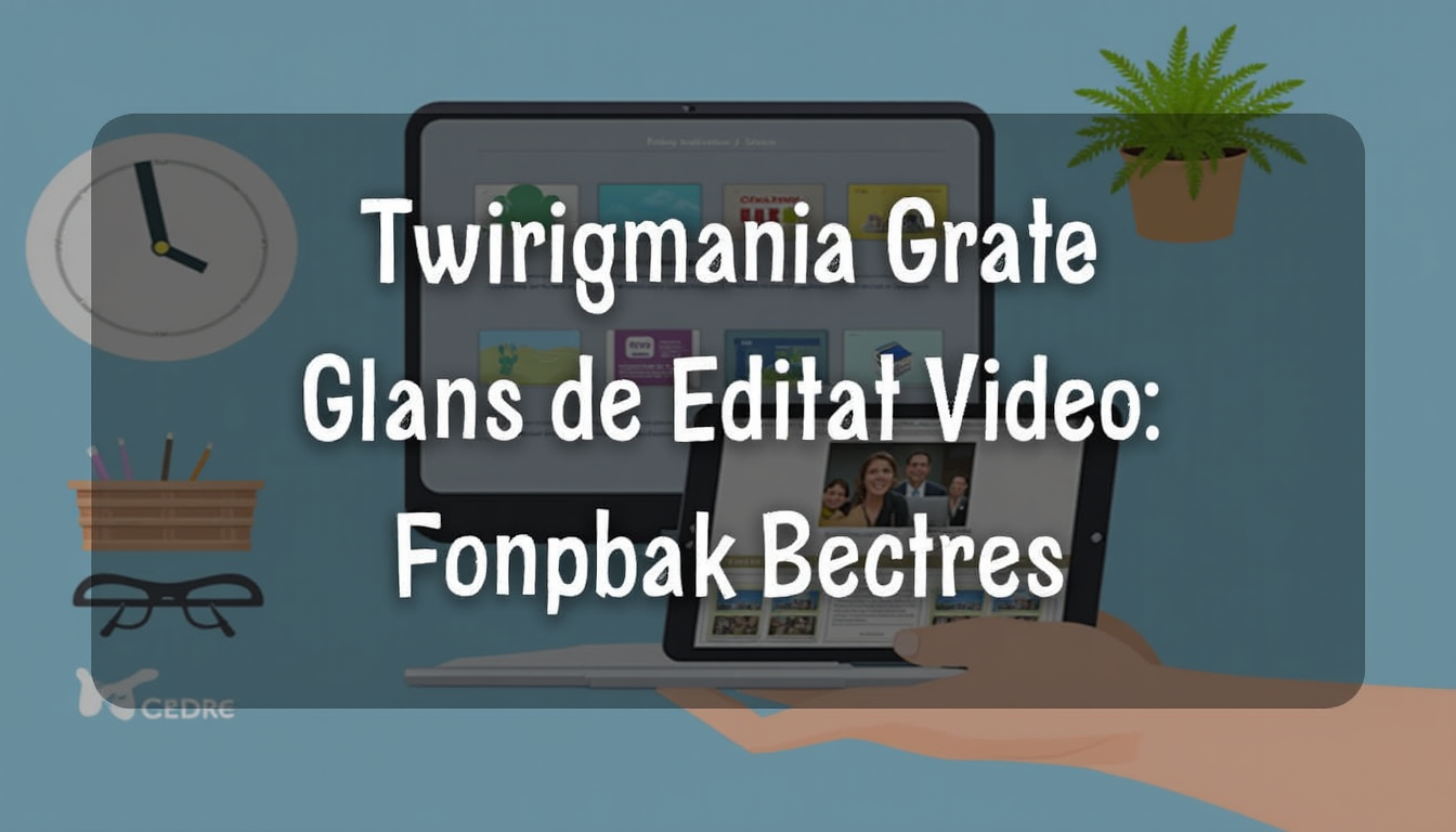 Interfață de editare video cu iconițe pentru programe gratis și un timeline plin de proiecte.